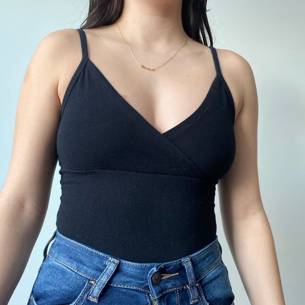 brandy melville black body suit